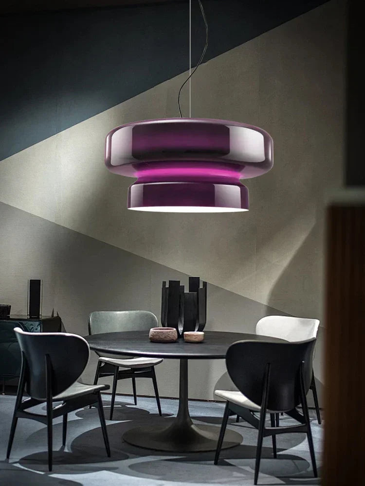 DecorBites™ Italian Glass Pendant Light for Dining Table and Cafe Decor