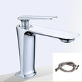 DecorBites™ Gold Basin Mixer with Single Handel for Bathroom Vanity, Chrome Finish