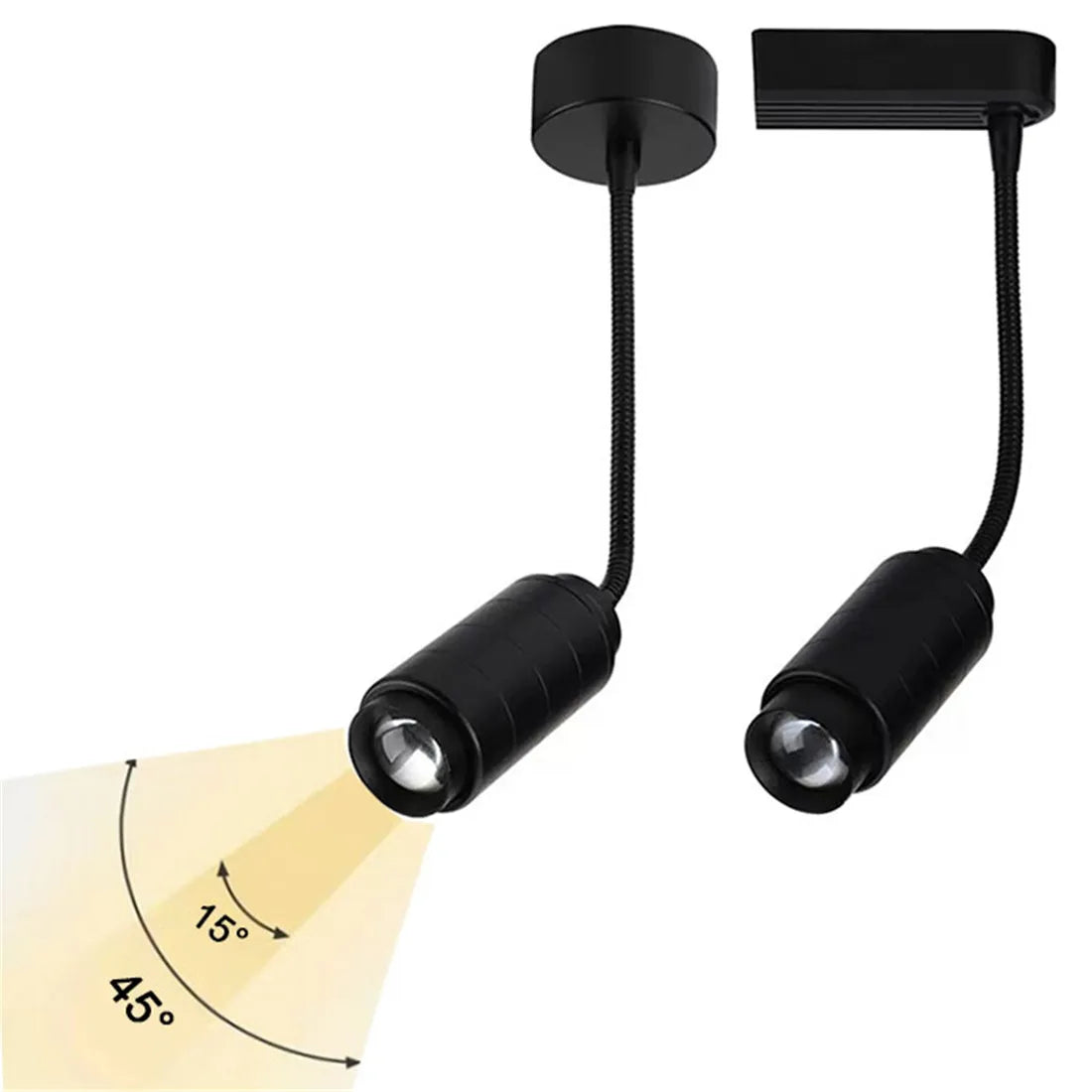 DecorBites™ Adjustable Beam LED Track Light for Home, Store, Shop, Mall Lighting