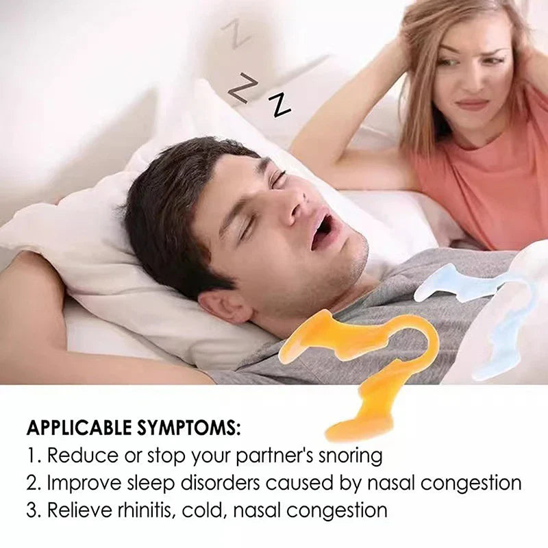 Anti Snoring Nose Clip | Soft Silicone Nasal Dilator for Better Sleep