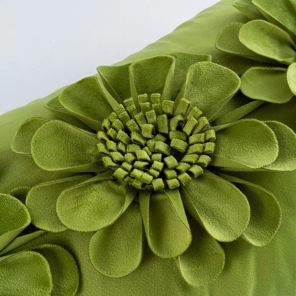DecorBites™ Handmade Flower Cushion Cover - Elegant Home Decor Pillows