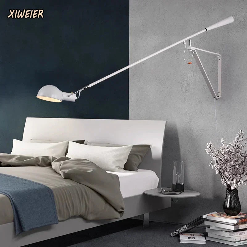DecorBites™ Adjustable Long Arm Wall Lamp for Personalized Nordic Style