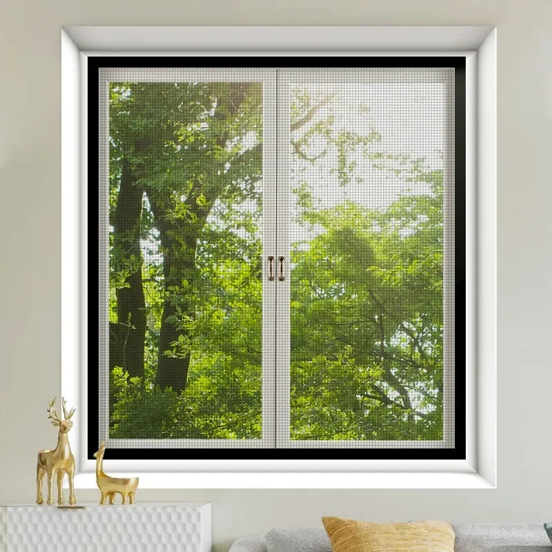 Self-Adhesive Mosquito Window Screen | No-Drill Insect Net for Home and Garden