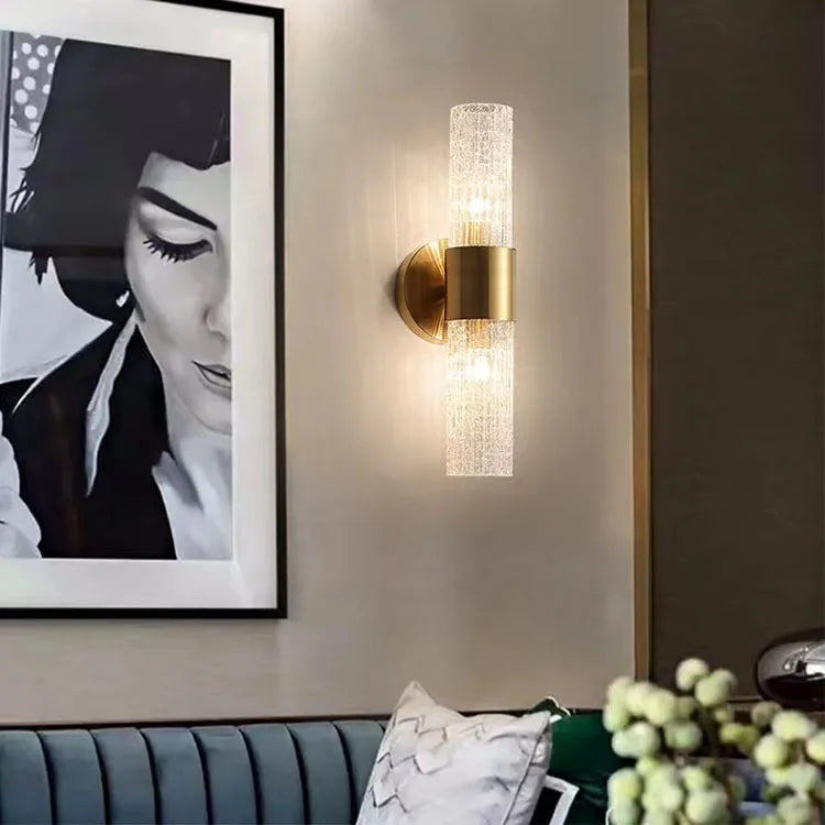 DecorBites™ Elegant Crystal LED Wall Lamp for Luxurious Home Lighting