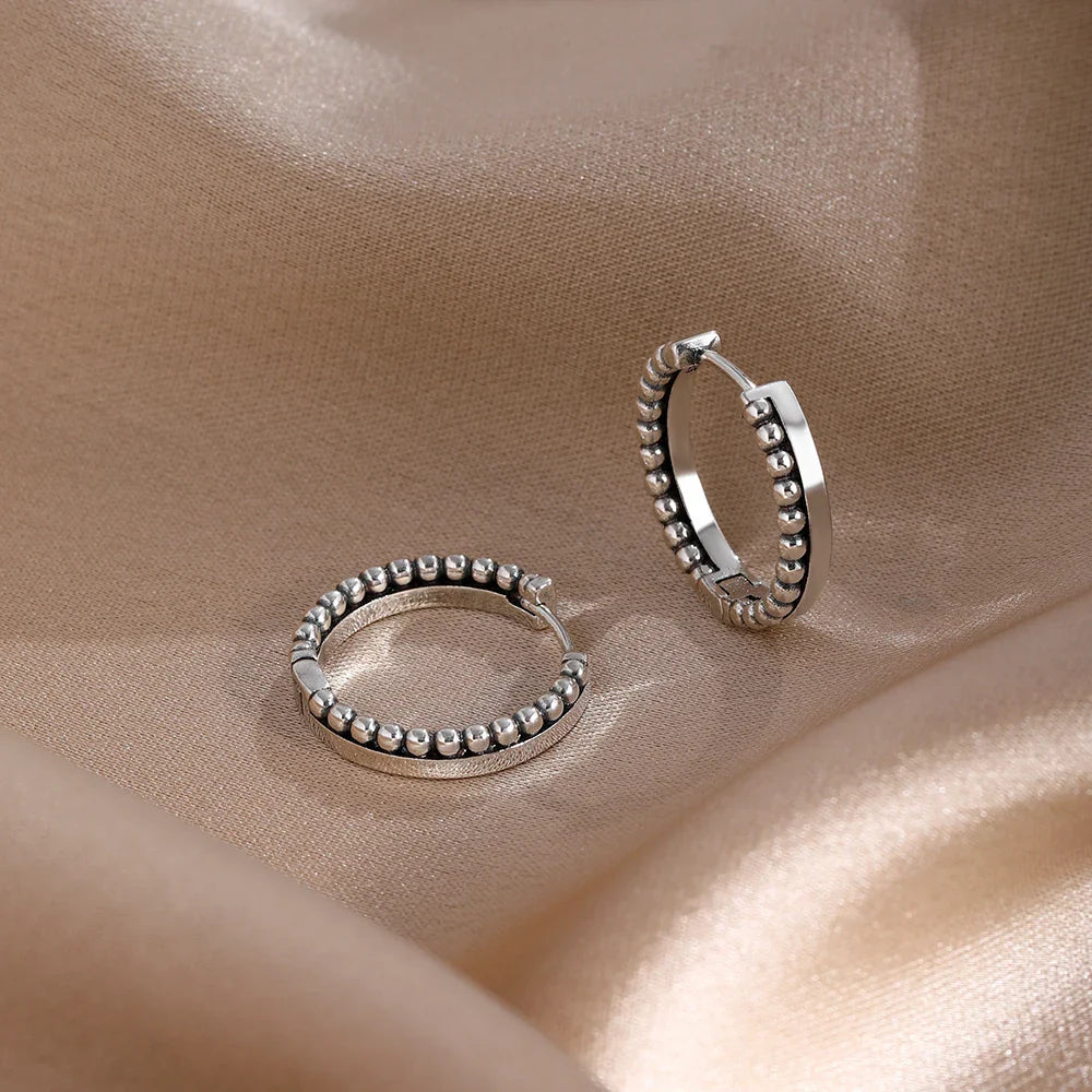 2026 New Fashion Hoop Earrings Set for Women | Ginkgo Leaf Enamel Flower Stud, Cute Crown Heart Zircon Earrings