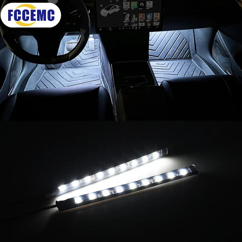 Neon 18 LED Car Interior Ambient Foot Light | USB Auto Atmosphere Decorative Lamp
