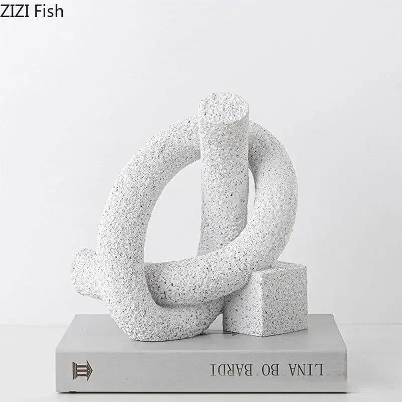 DecorBites™ Abstract Twisted Knot Sculpture for Room Aesthetics Decor