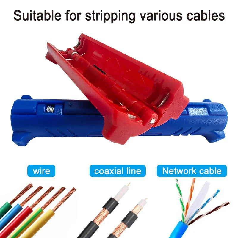 Portable 2in1 Cable Stripper | Multifunctional Automatic Wire Stripping Tool