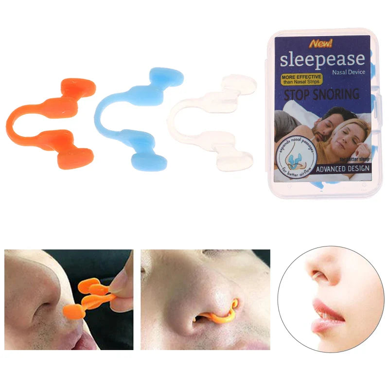 Anti Snore Nasal Dilator | Silicone Nose Clip for Better Sleep