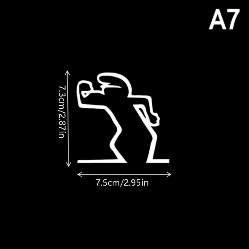 Minimalist La Linea Switch Sticker | Cartoon Power Switch Decal for Home Decor