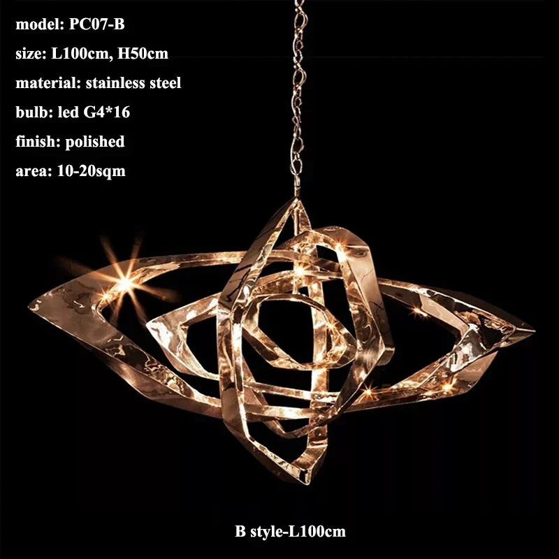 DecorBites™ Art Pendant Chandelier Light for Dining Living Room Bar Kitchen Restaurant