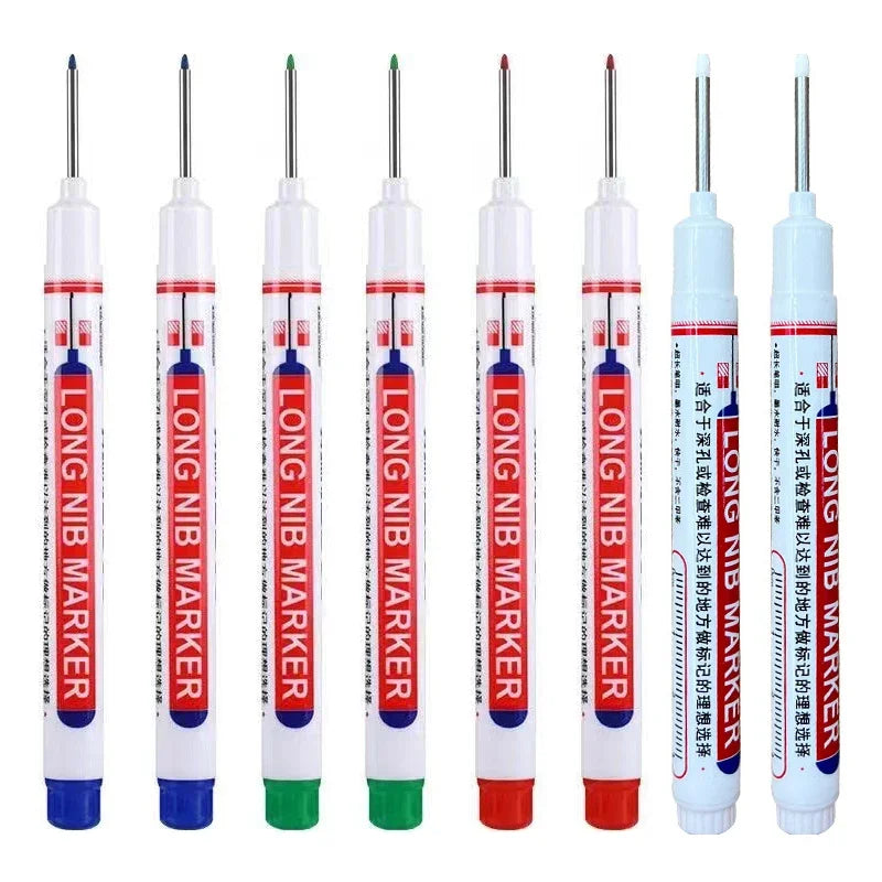 20mm Long Nib Markers for Deep Hole Marking | BSIDE Multi-Purpose Pen Set