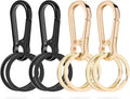 Metal Keychain Clip Hook | Double Loop Key Ring Holder for Car Keys