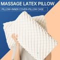 DecorBites™ Latex Massage Pillow for Sleeping - Orthopedic Memory Foam Pillow