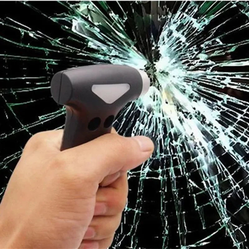 Mini Emergency Car Hammer | Window Breaker and Seatbelt Cutter