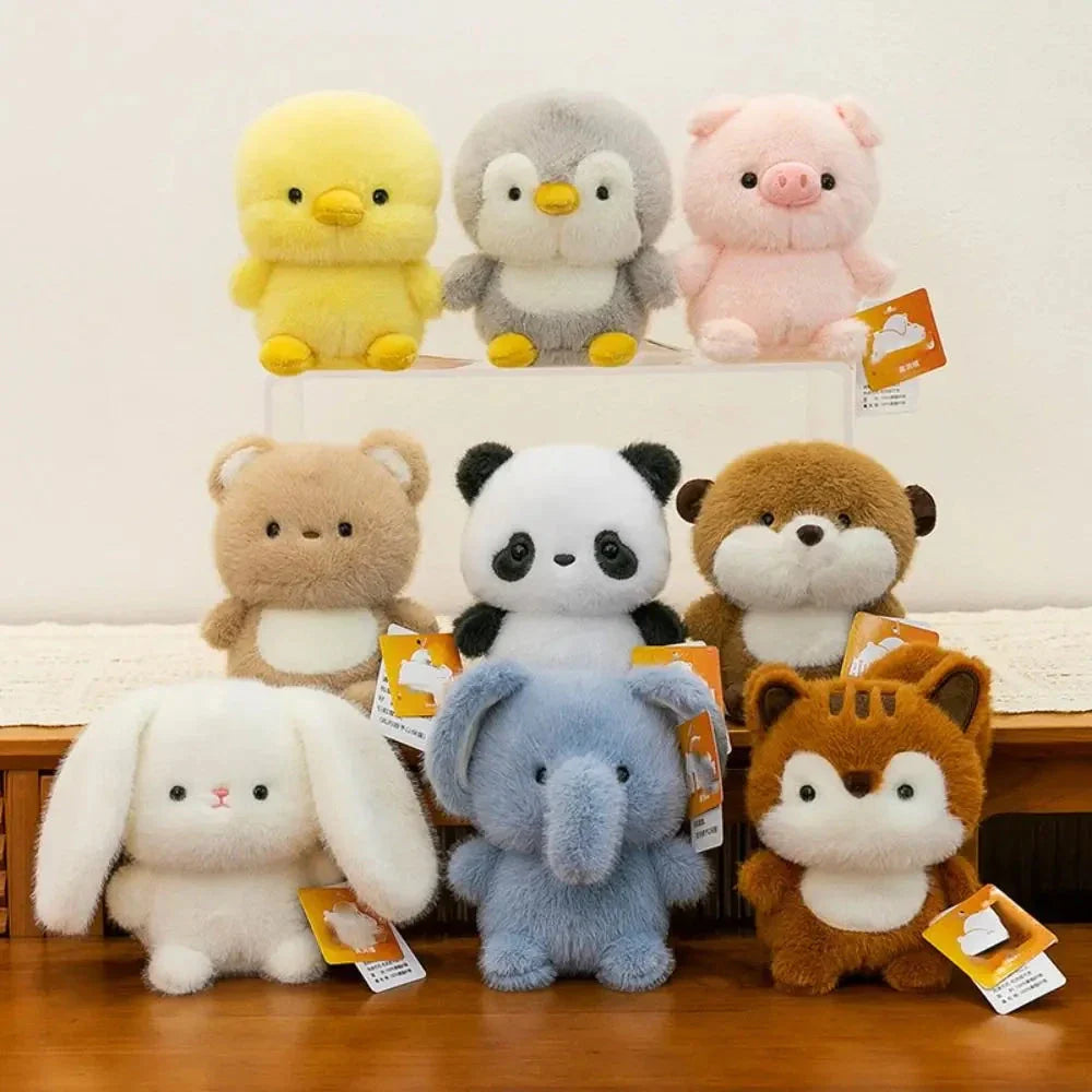 16cm Plush Companion Doll – Soft Capybara & Elephant Stuffed Toy