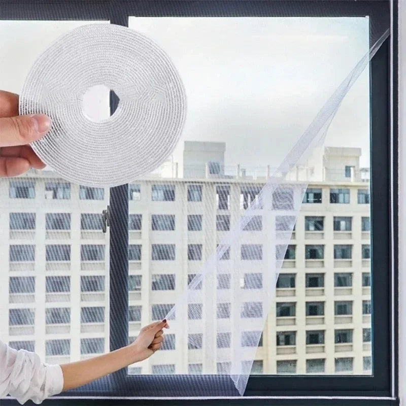 Self-Adhesive Mosquito Window Screen | No-Drill Insect Net for Home and Garden