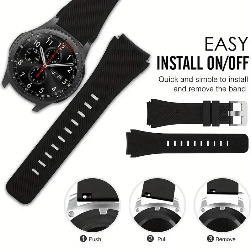 COROS Silicone Replacement Band Unisex Smartwatch Comfort Strap