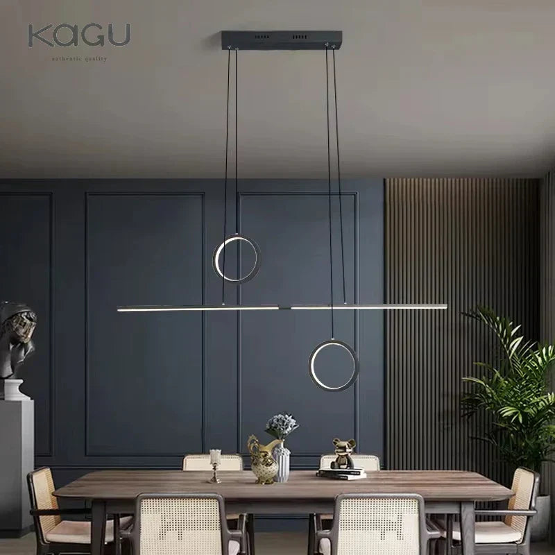 DecorBites™ LED Ceiling Chandelier: Modern Minimalist Kitchen Dining Table Lighting