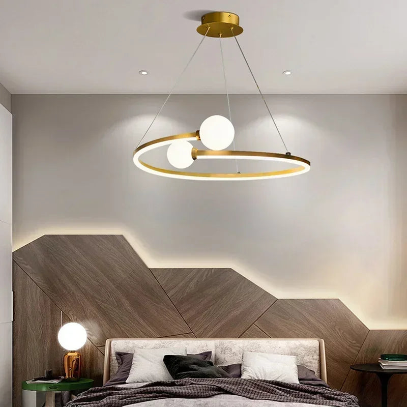 DecorBites™ Iron LED Chandelier Light, Ideal for Living Room, Restaurant, Study, Kitchen, Garage