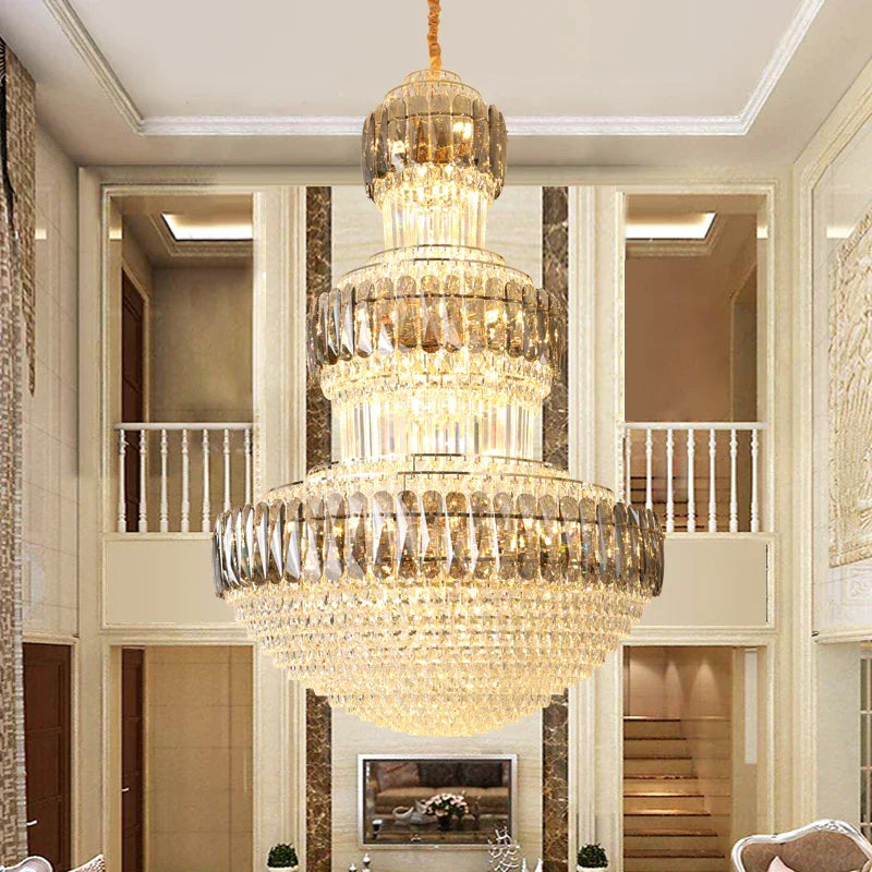 DecorBites™ Luxury Crystal Chandelier for Elegant Spaces