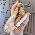 Creative Guitar Keychain | Cool Car Pendant for Music Lovers
