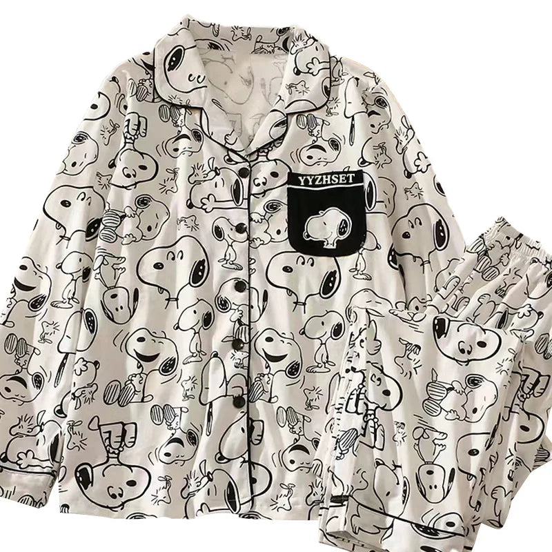 Snoopy Cartoon Pajama Set