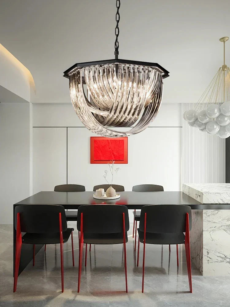 DecorBites™ Crystal Glass Pendant Lights, Dimmable Modern Lighting