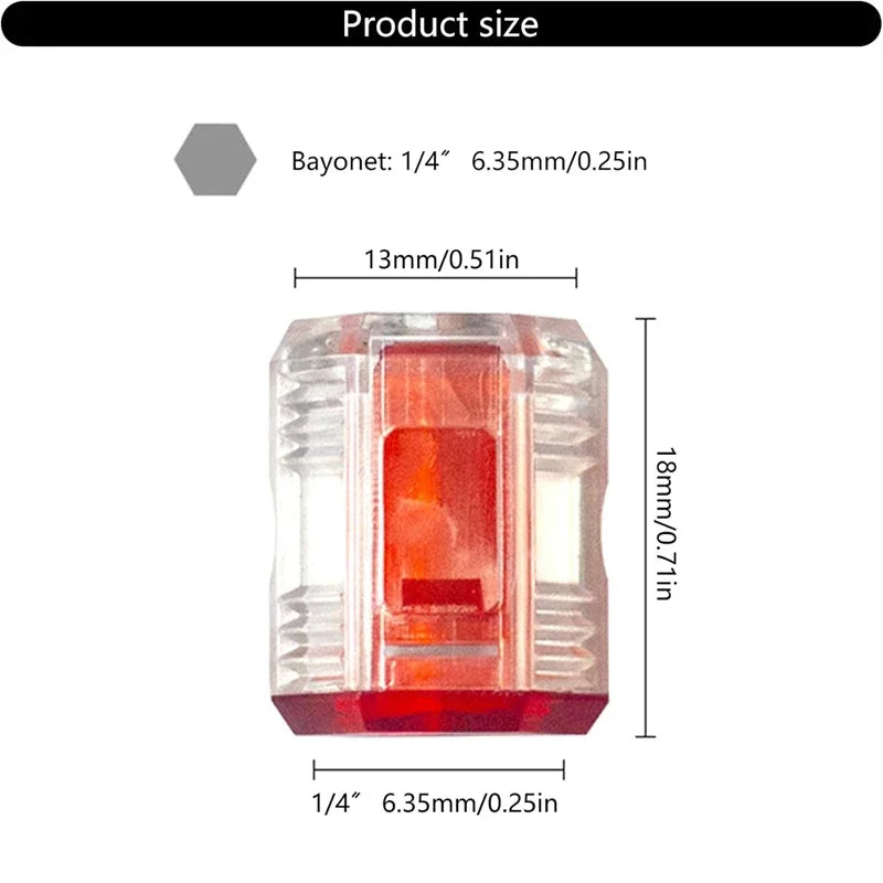 Magnetizer and Demagnetizer for Screwdriver Bits | 1/4 Inch Magnetic Tool Set