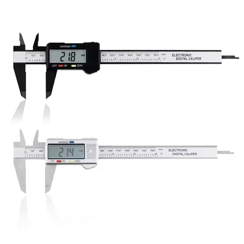 150mm Digital Caliper – Carbon Fiber Vernier Gauge with LCD Display