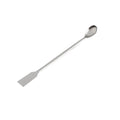 Double End Laboratory Medicine Spoon | Stainless Steel Sampling Scoop with Spatula