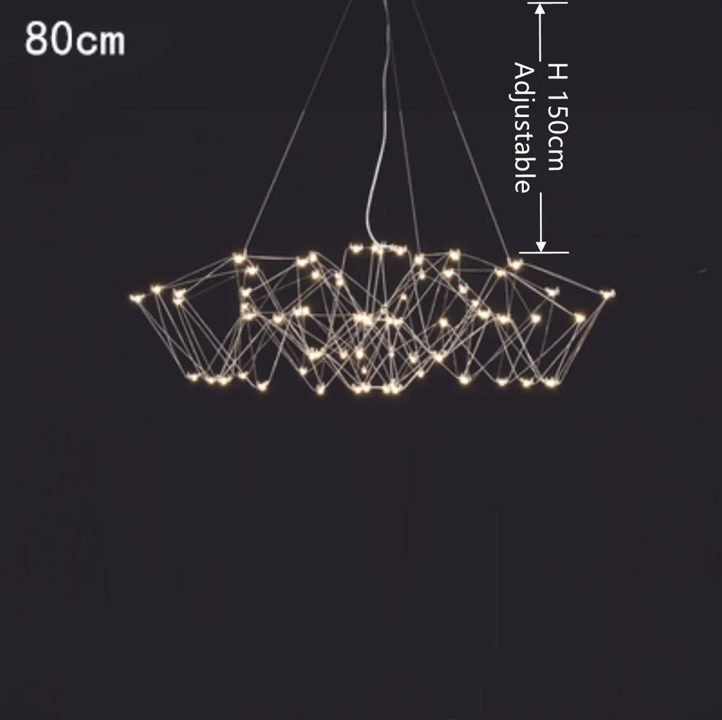 DecorBites™ Cube Light: Modern Creative LED Pendant Lamp for Living Room and Restaurant