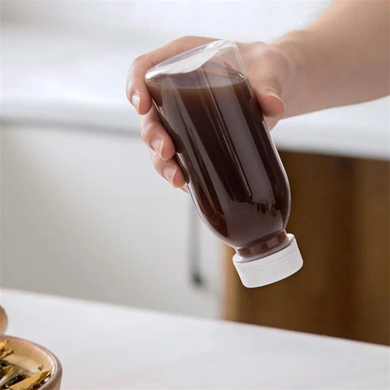 6pcs 100ml Small Plastic Bottles | Leakproof Portable Milk & Juice Bottles