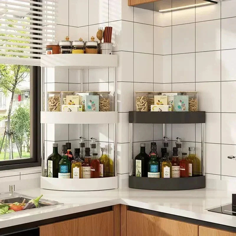 DecorBites™ 5-Tier Rolling Cart Storage Rack for Kitchen & Bathroom Organizing