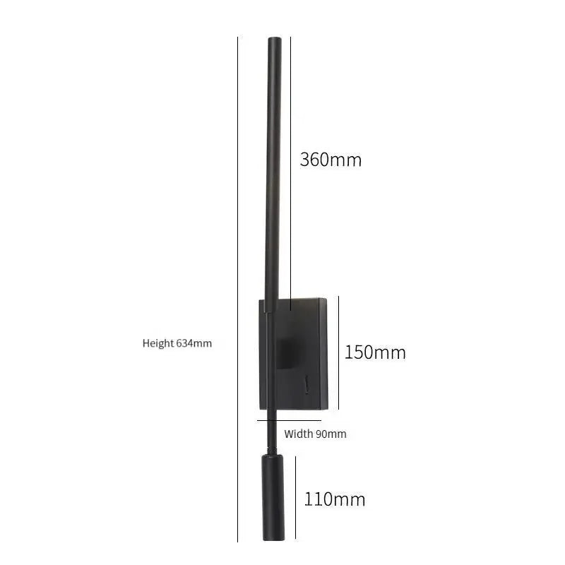 DecorBites™ Decorative LED Wall Lamp for Hotel Model Room, Bedside & Aisle Light