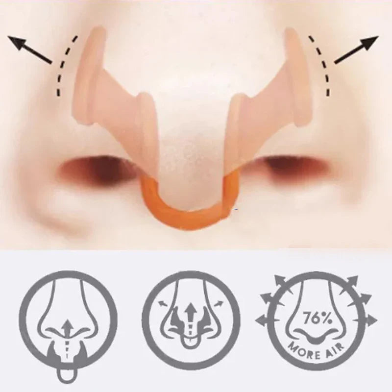 Snoring Relief Nose Clip | Silicone Anti Snoring Device