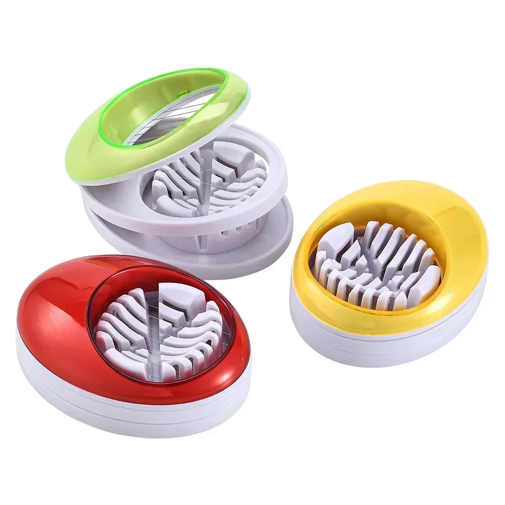 DecorBites™ Egg Cutter Slicer Easy Slice Kitchen Tool Fruit Slices Purple Clean