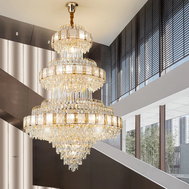 DecorBites™ Elegant Crystal Chandelier for Luxe Living Spaces