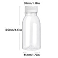 6pcs 100ml Small Plastic Bottles | Leakproof Portable Milk & Juice Bottles