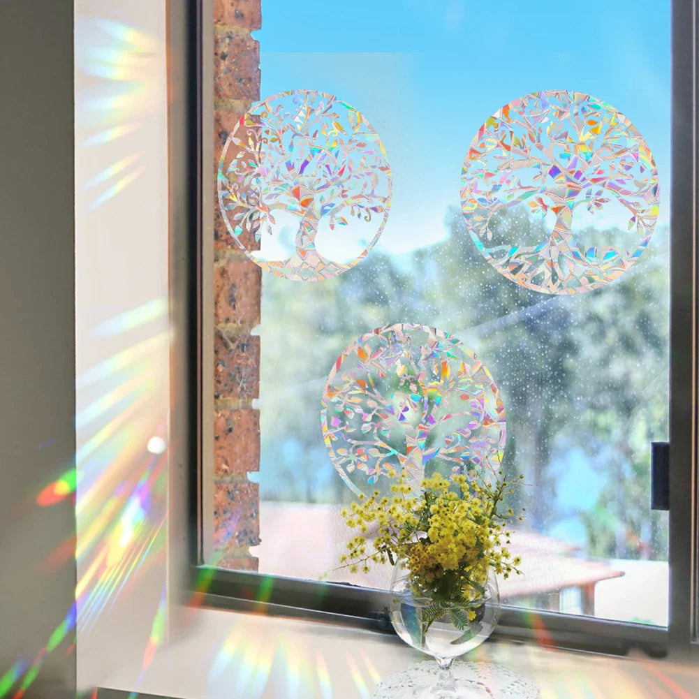 Rainbow Reflective Sticker | PVC Waterproof Window Decal