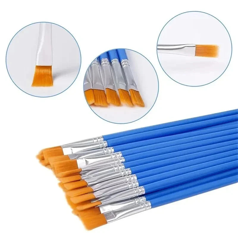 20pcs Painting Brushes Set - Multifunctional Art Brushes for Handcrafts, Hook Line, and Artistic Projects