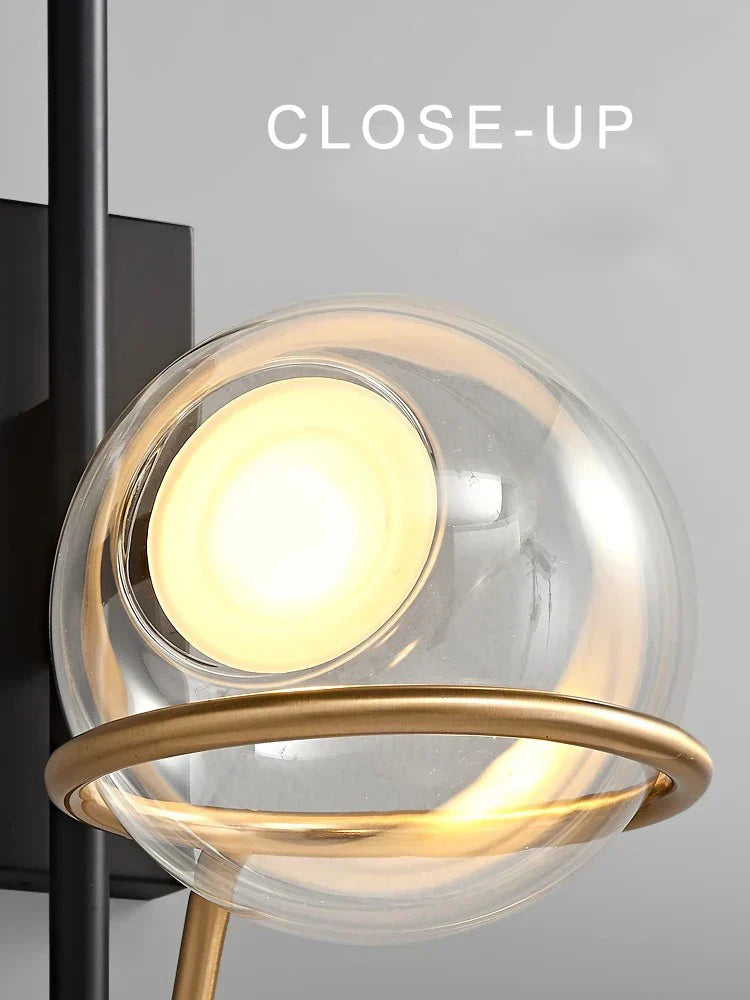 DecorBites™ Gray Glass Ceiling Chandelier Light Luxury Modern Room Decor LightS