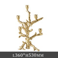 DecorBites™ Golden Bough Candelabrum Tree Candlestick Holder for Wedding Decoration