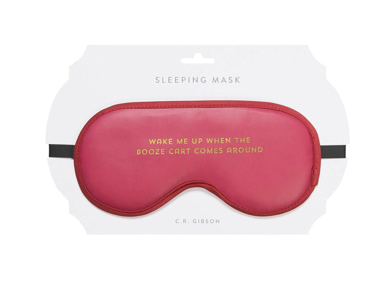 C.R. Gibson Sleep Mask, Booze Cart