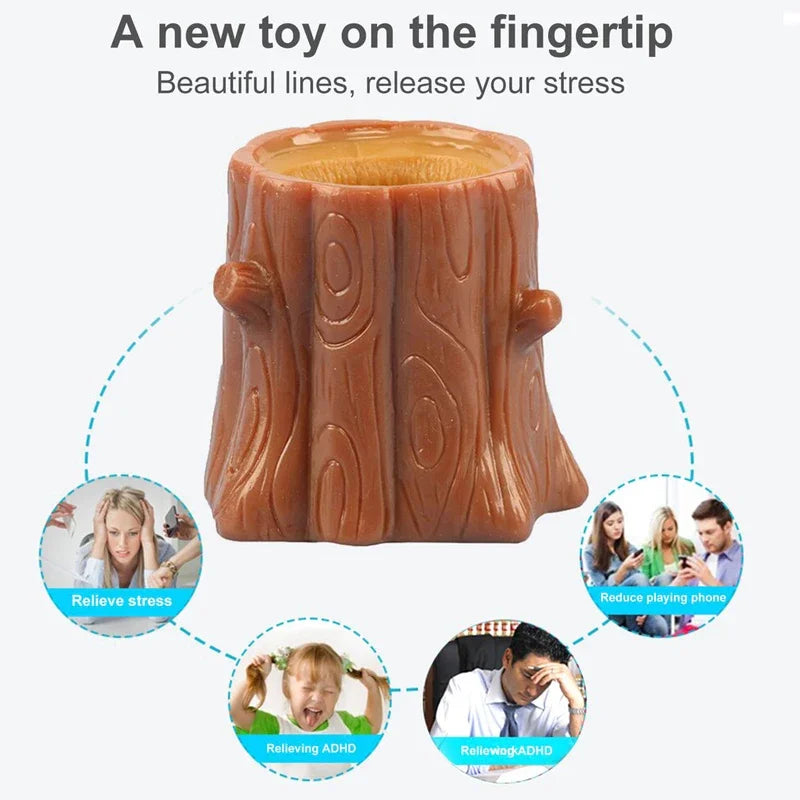 Squirrel Decompression Toy | Fun Fidget Sensory Gift for Kids and Adults