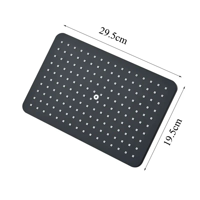 DecorBites™ Large Flow Ceiling Shower Head | 360 Rotation | High Pressure Rainfall