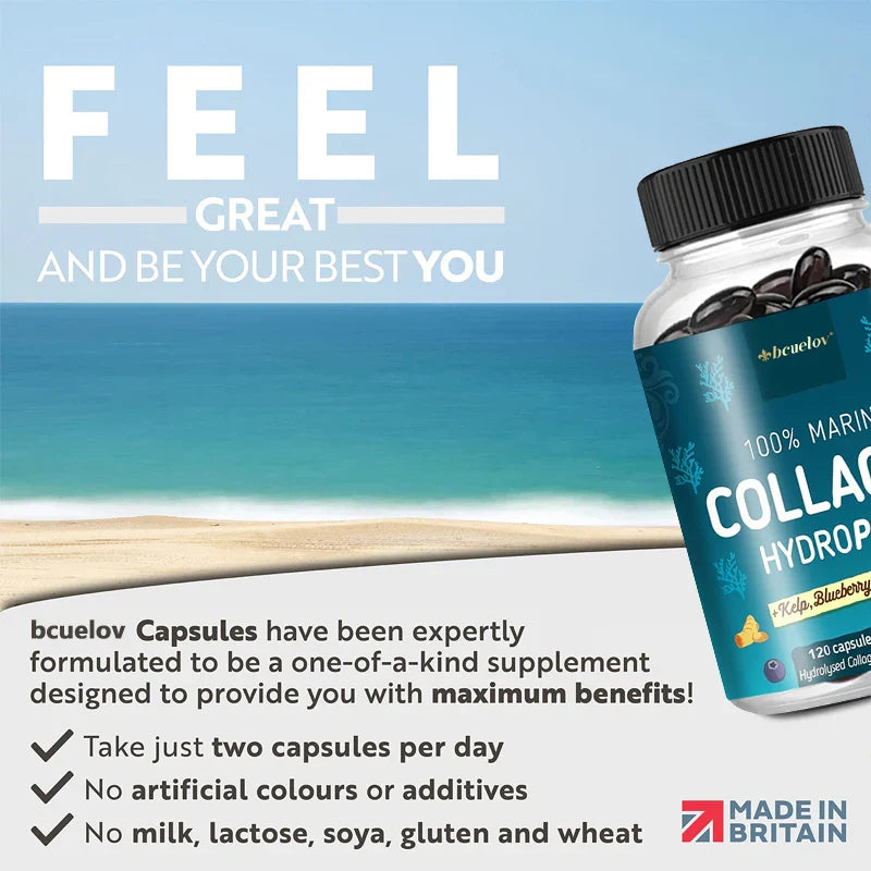 Marine 1400mg Hydrolyzed Collagen Supplement