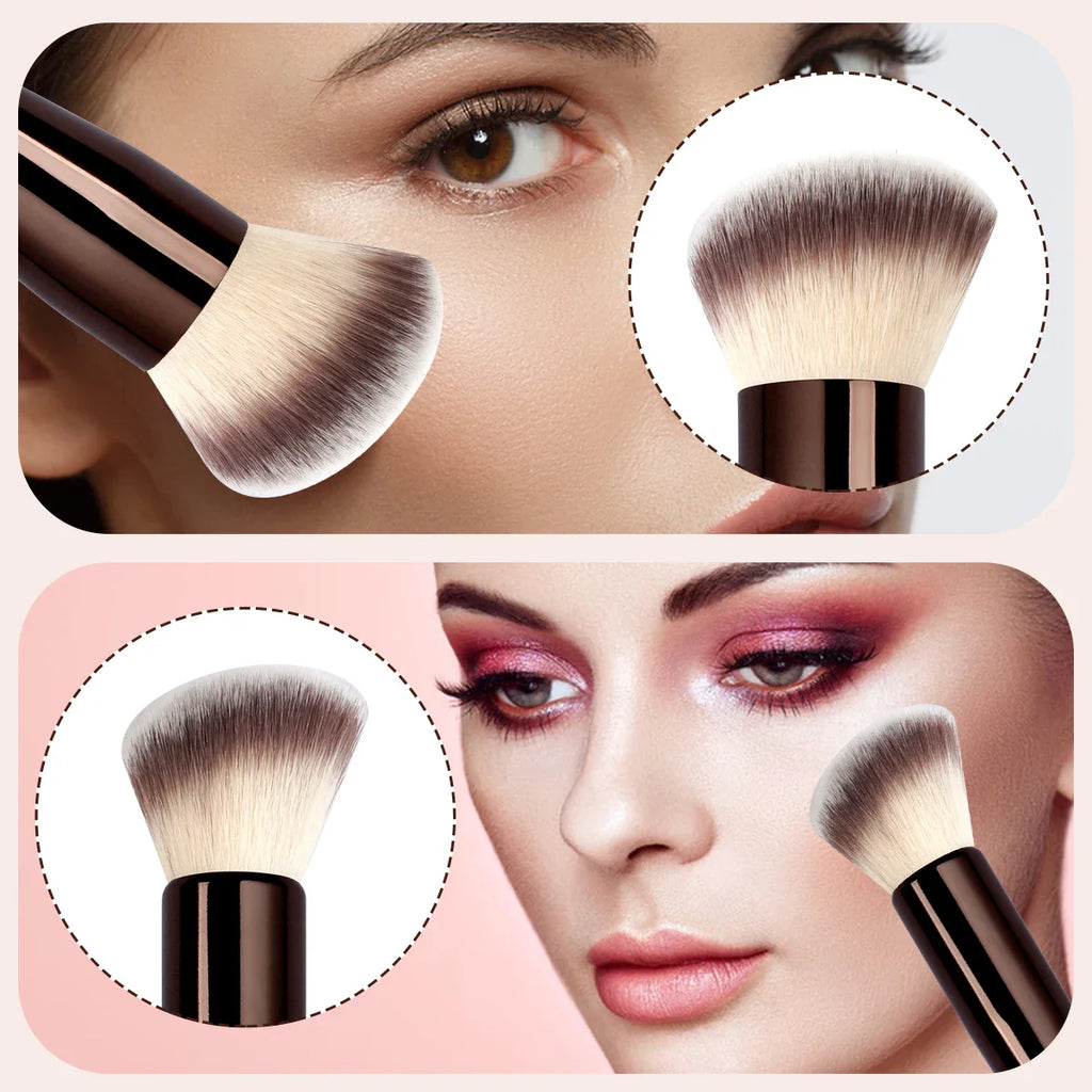MAANGE Double Ended Foundation Brush | Contour and Blush Makeup Brush