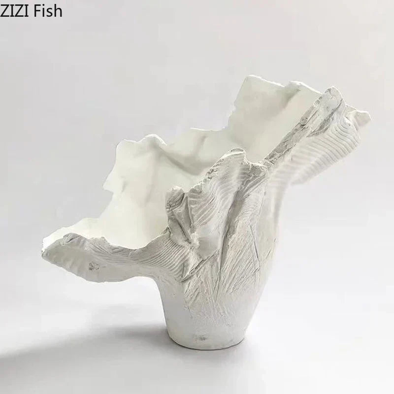 DecorBites™ Irregular Shape Vase: Abstract Desk Decoration for Aesthetic Room Decor