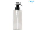 Square Soap Dispenser | Refillable 400/500ml Bathroom Pump Bottle